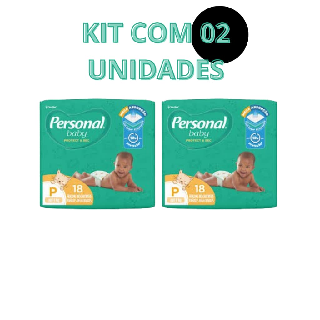 Promoção 2 Fralda Personal Descartável Protect & Sec Vários Tamanhos P M G XG XXG