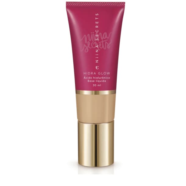 Base Líquida Niina Secrets Hidra Glow Cor 10 30ml Eudora Original Envio Imediato