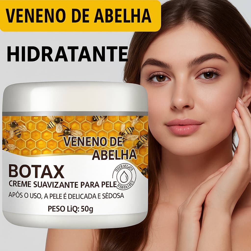 Creme Facial Mel de abelha.