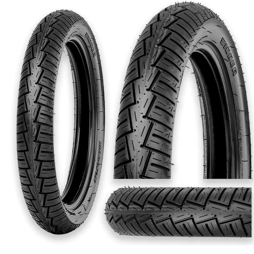 Pneu Moto 90/90-18 Maggion Winner Titan Fan CG Ybr Factor Traseiro Uso Sem Câmara Novo