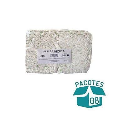Fralda Infantil Com Pequenos Defeitos XXG 2x30 Unidades