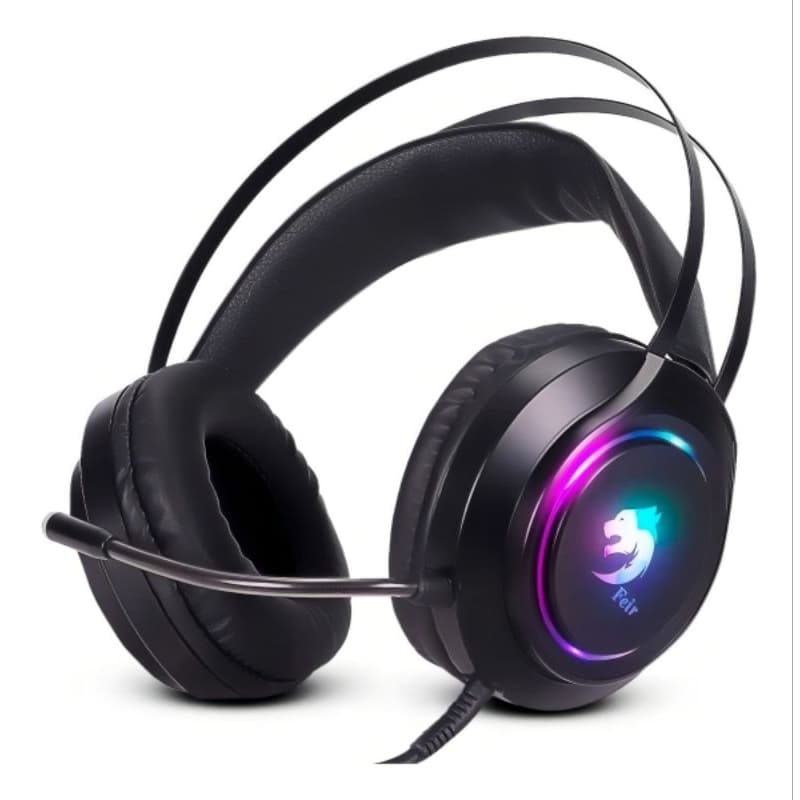 Headset Gamer Usb 7.1 Led Rgb, Play 4, Pc Notebook - Fr-V1 - Feir Com fio