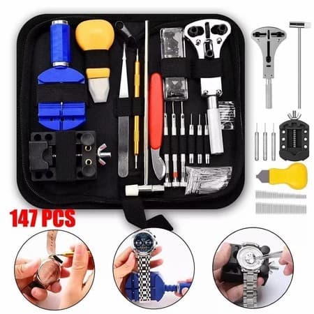Kit Ferramentas Completo De Relógio Manutenção estojo de Ferramentas mecânica
