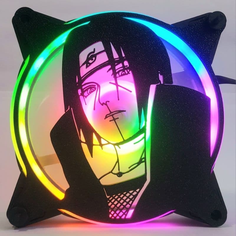 GRADE GRELHA PARA COOLER FAN GRILL 120MM X 120MM ITACHI UCHIHA ANIME NARUTO PC SETUP GAMER