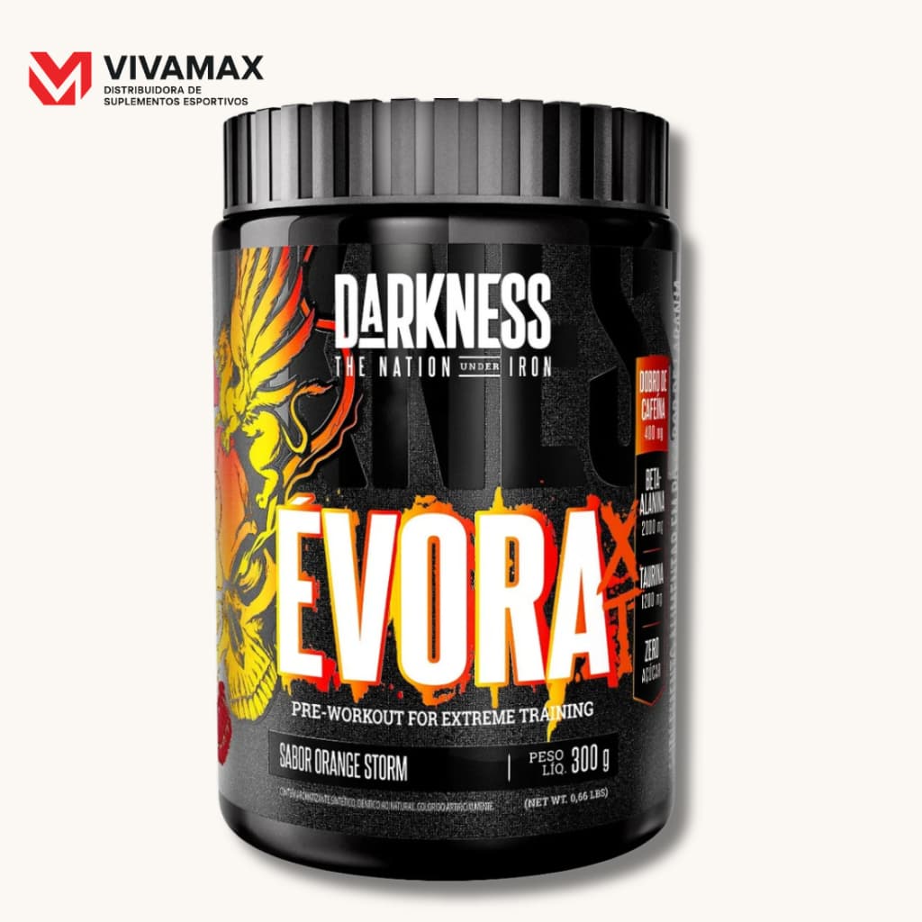 Évora XT - Darkness Oragen Storm - Pre Workout - Pré-treino Com Dobro De Cafeína (EDIÇÃO LIMITADA)