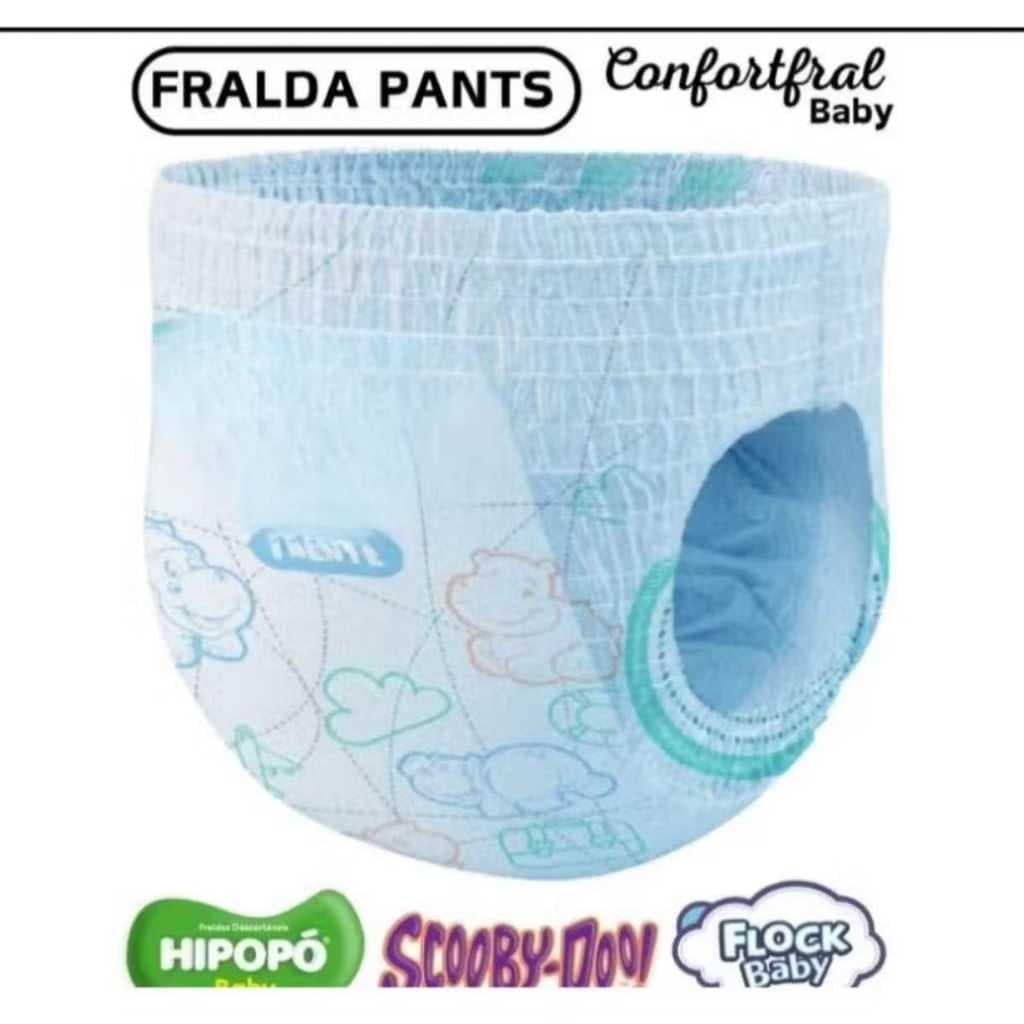 PROMOÇÃO FRALDA CALÇA INFANTIL PACOTÃO HIPER PANTS SHORTINHO SEGUNDA LINHA