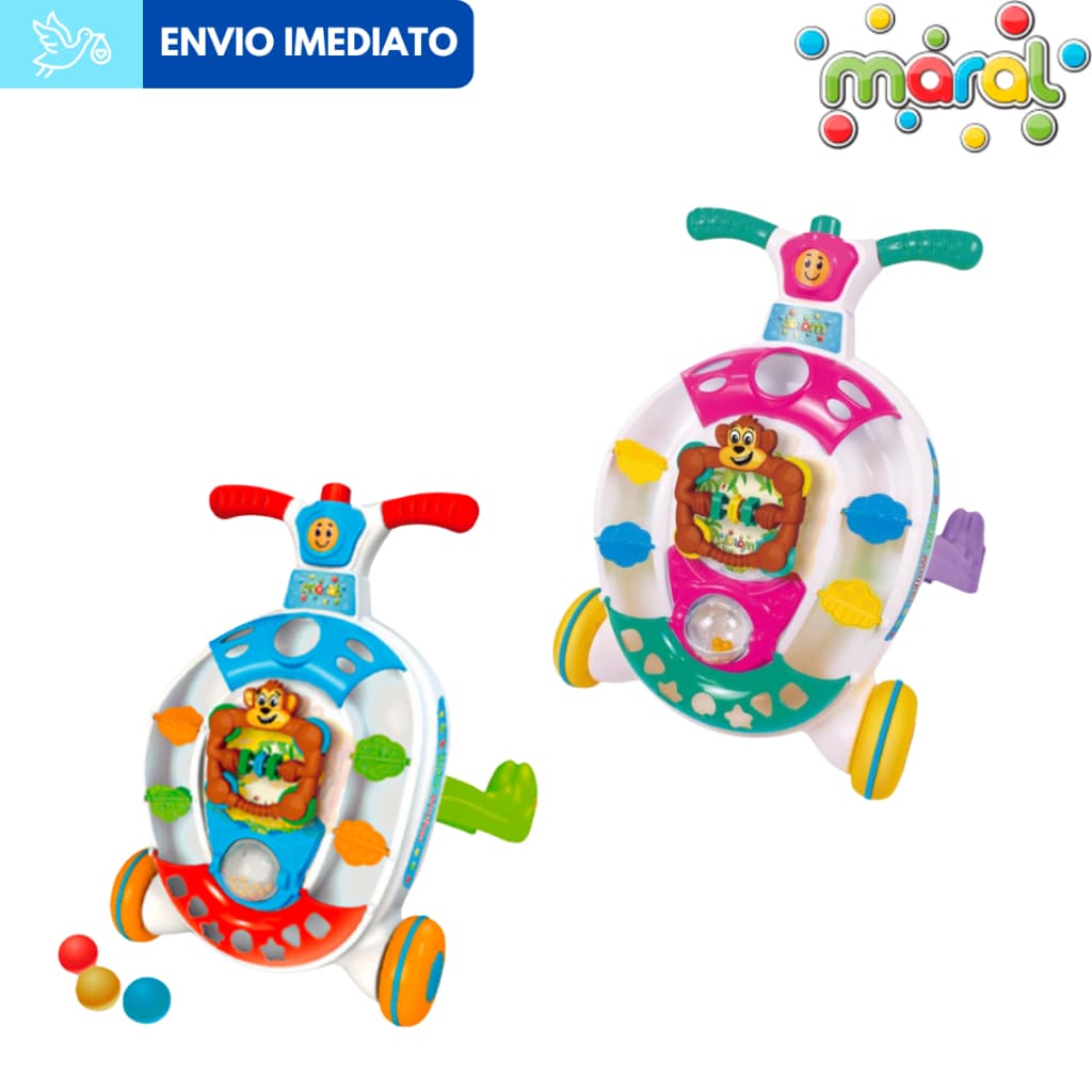 Andador Educativo Bebê Carrinho Didático Baby Walker Maral