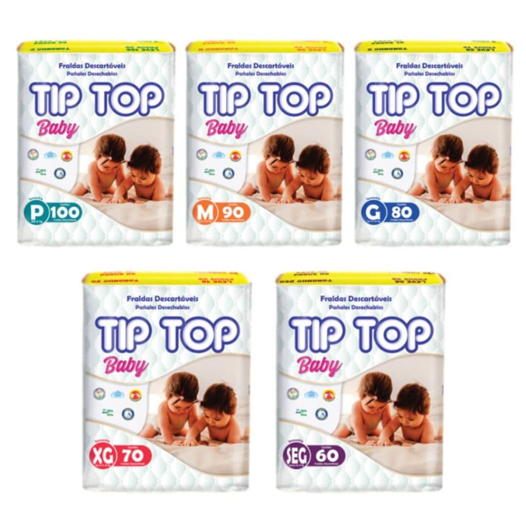 Fralda Tip Top Premium Econômica | Proteção Noturna para o Sono Tranquilo do Bebê