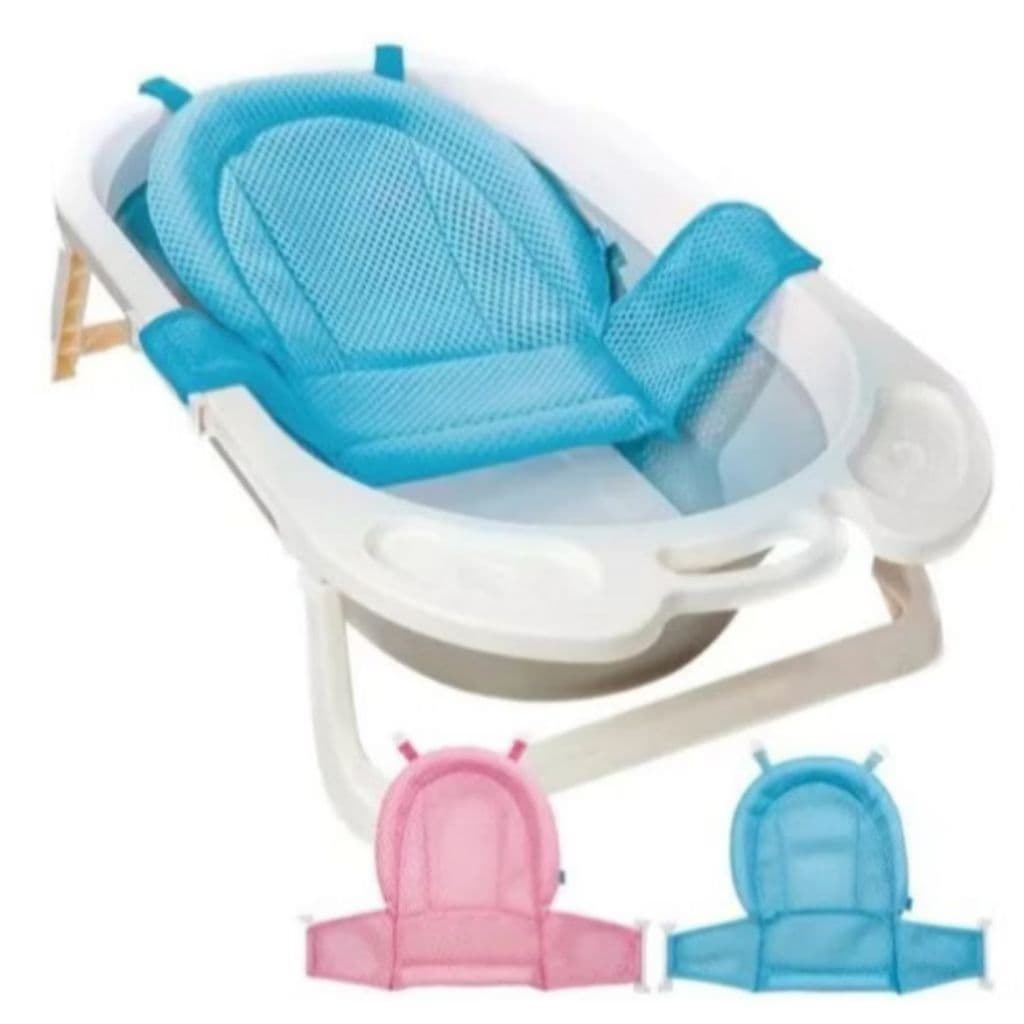 Rede de Banho Ajustável Antiderrapante Para Banheira Bebê Infantil Macia Premium Envio Já!