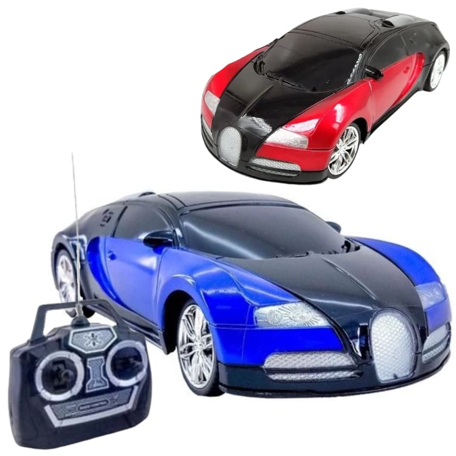 Carrinho Controle Remoto Tunning 7 Funções Bugatti Carro Brinquedo - Wellkids WB3783