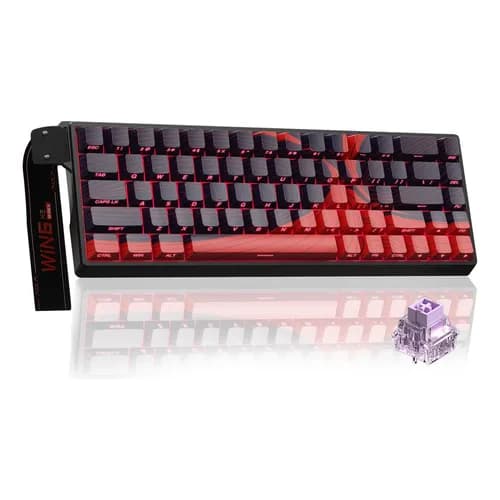 AULA Win 68HE MAX Eixo Magnético Teclado Mecânico Personalização DIY Fps Gaming RGB