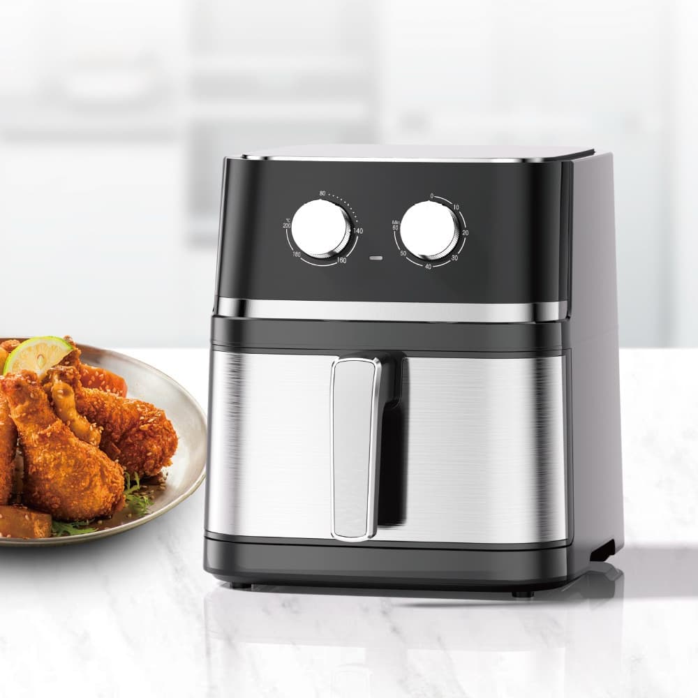 Fritadeira Air Fry 6,1 Litros 1350w Sem Oléo 110/220v Frita