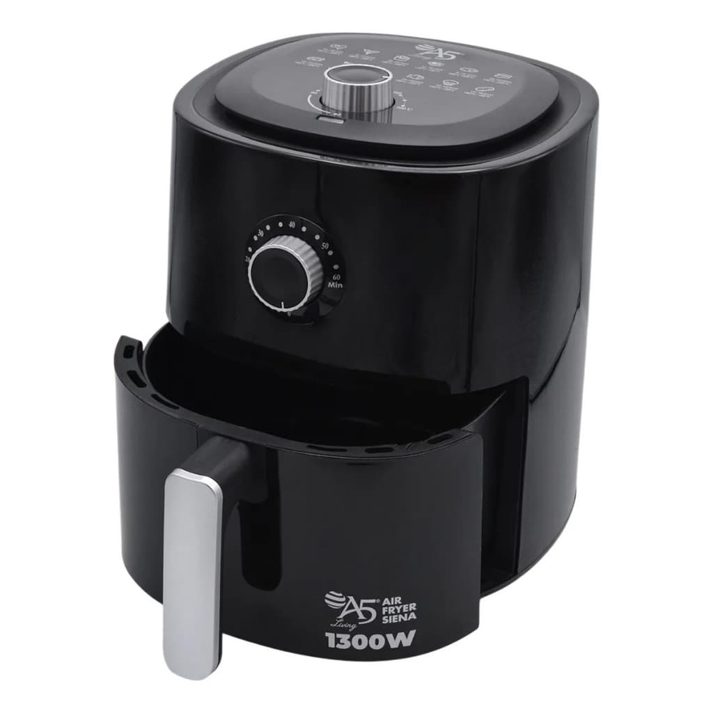Fritadeira Air Fryer A5 Siena 4 Litros - Fritura sem Óleo Antiaderente Com Timer 127v/220v Promo