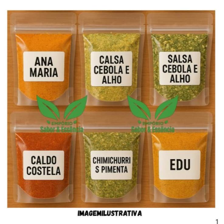 KIT 10 Temperos e Condimentos 50g Cada | Especiarias Naturais para Culinária | Mix de Temperos Selecionados