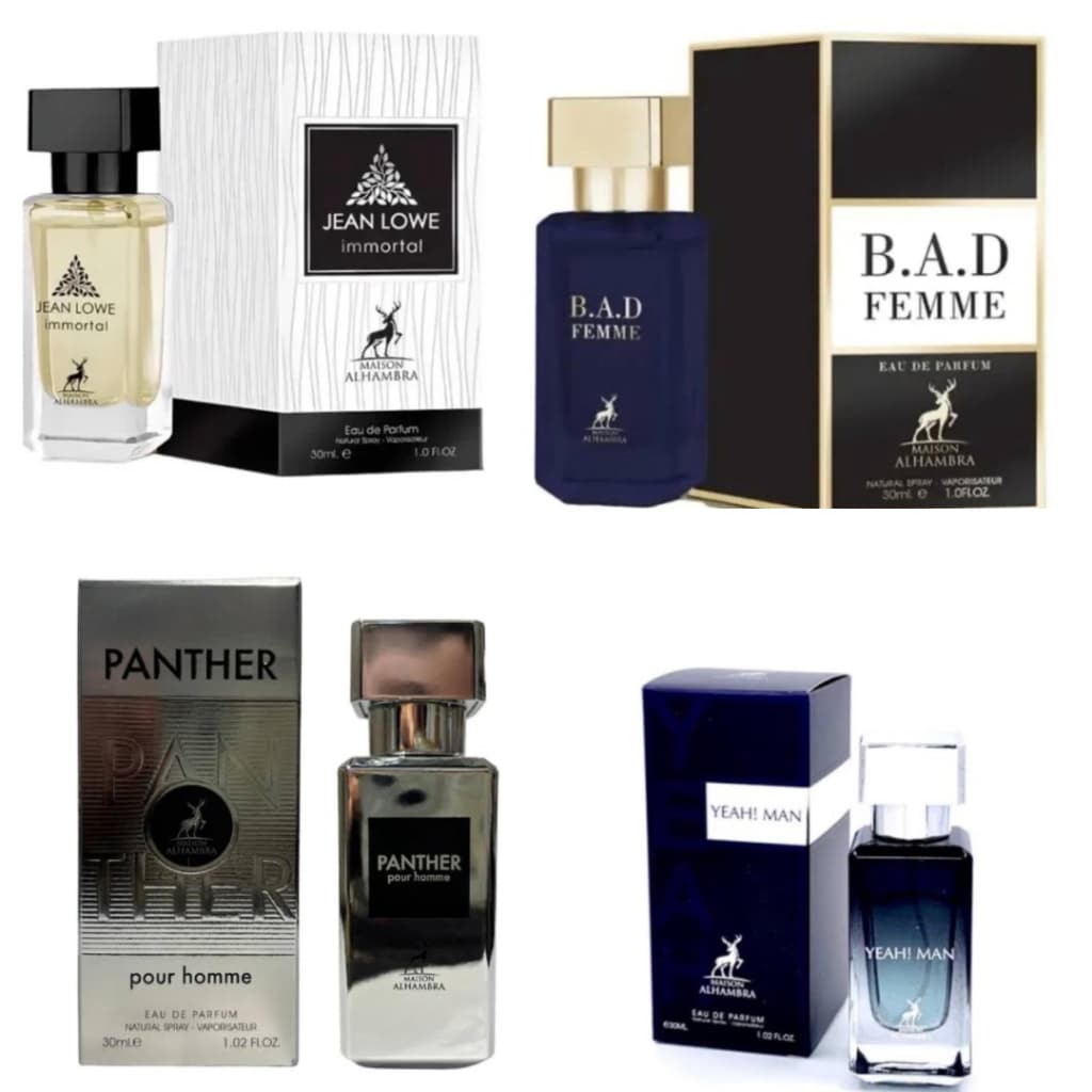 erfume Importado Árabe Maison Alhambra 30ml Eau De Parfum Escolha Sua Fragrância Masculino e Feminino Original