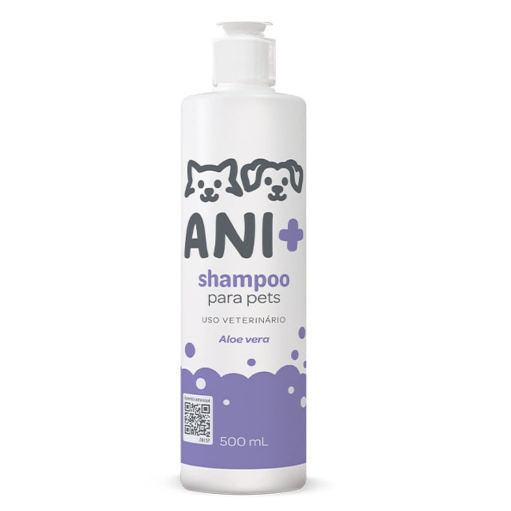 Shampoo Para Pets Cães E Gatos Ani+ Pet Society 500ml