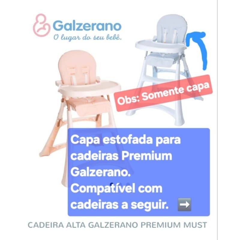Capa para cadeira Premium Must Galzerano Original