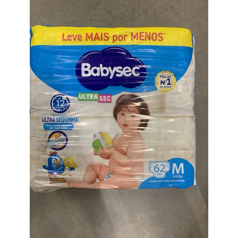 Fralda Descaavel Babysec Ultra Sec