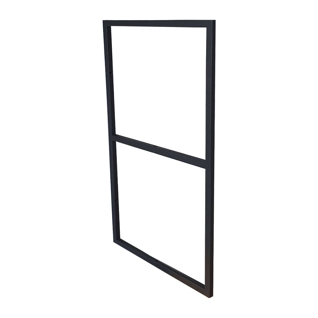 Suporte Estilo Industrial Duplo Teto/Parede Prateleira 30cm Preto