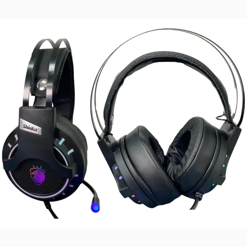 Headset Fone Gamer 7.1 Usb com iluminação Rgb Com Controle Para Pc Notebook Laptop Macbook