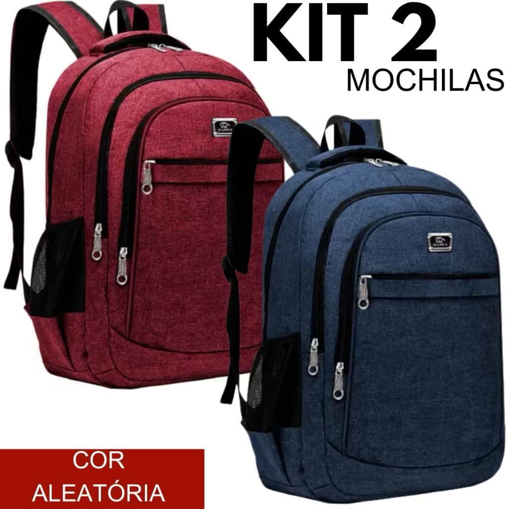 Mochila Bolsa impermeável Coreana Notebook Presente Masculino Reforçada PRAMIUM