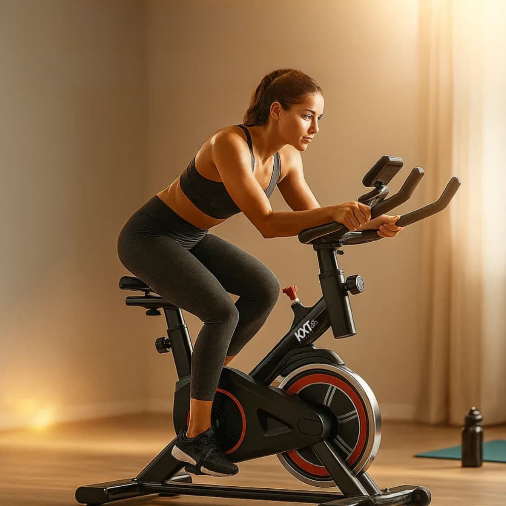 Bicicleta Bike Ergométrica Spinning Academia Fitness treino casa 100 kg