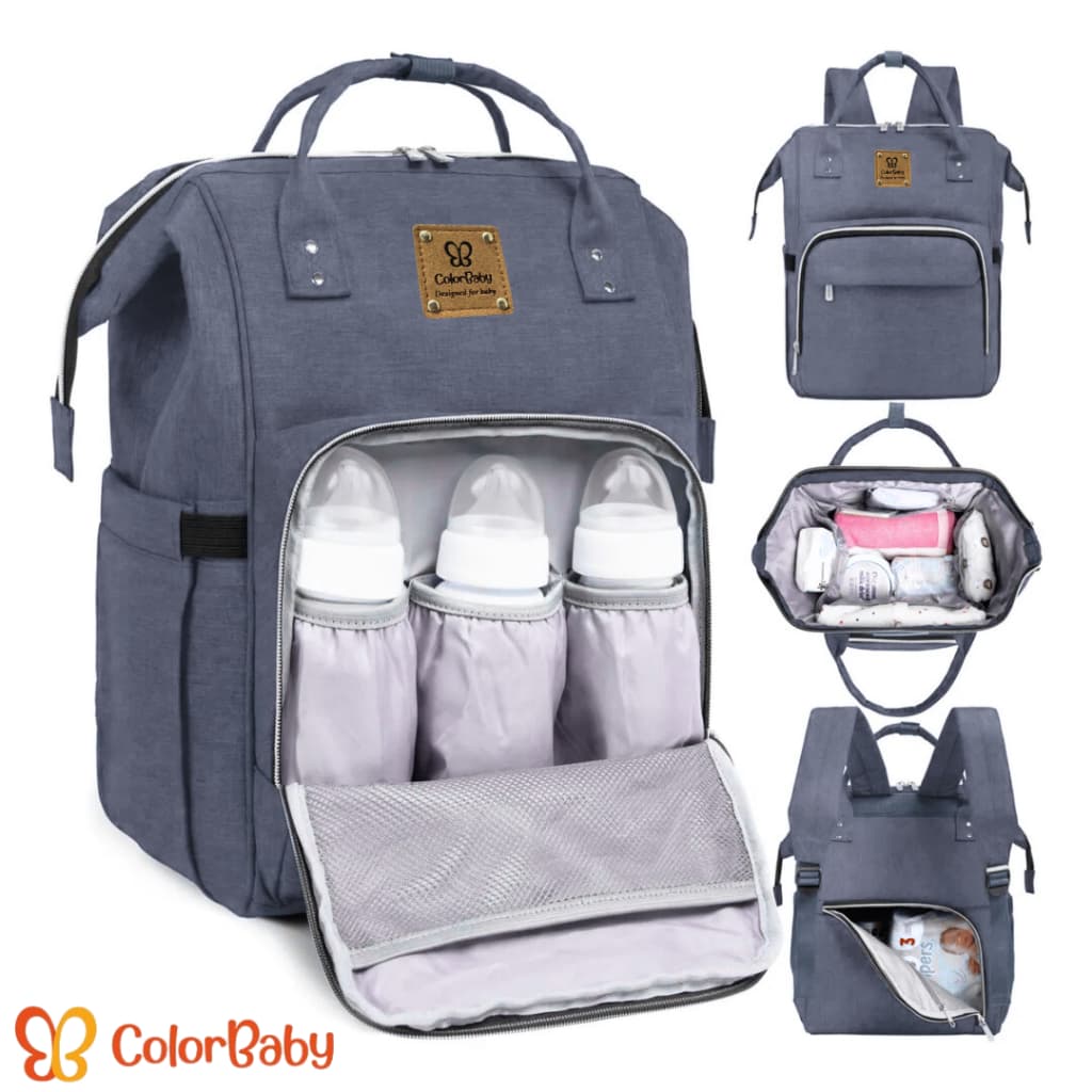 Mochila Maternidade Multifuncional - com Trocador, Bolsa Térmica e Impermeável - ColorBaby