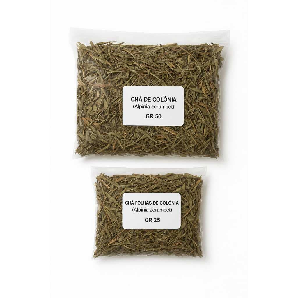 Chá de Colônia-Alpinia speciosa 25g/50g ou 100g; Direto do produtor/Lavada e Selecionada/Orgânica;