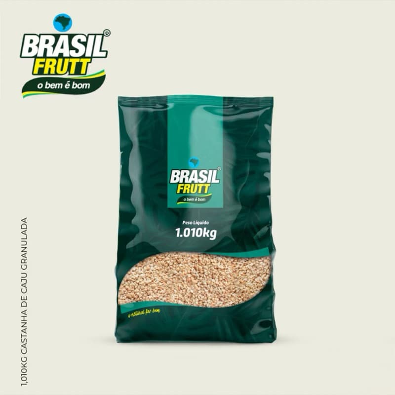 Castanha de Caju xerém Granulada Premium Brasil Frutt – Saudável 1 kg para Receitas e Sobremesas
