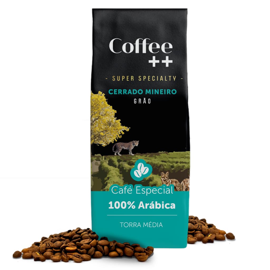 Café Especial em Grãos Cerrado Mineiro Coffee Mais - 100% Arábica - Torra Média - 250g