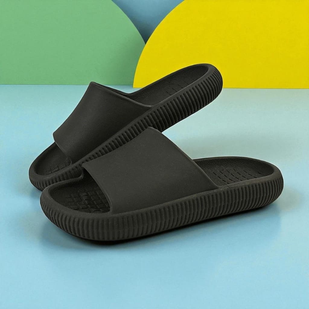 Chinelo Infantil Menino Nuvem Fleca Slide Macio Leve Confortável Antiderrapante