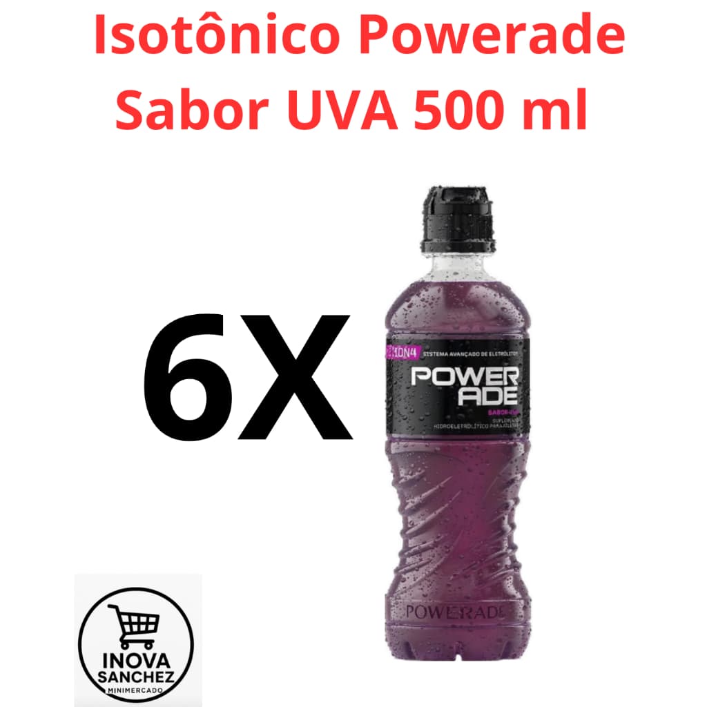 Isotônico Sabor Uva Powerade 500ml