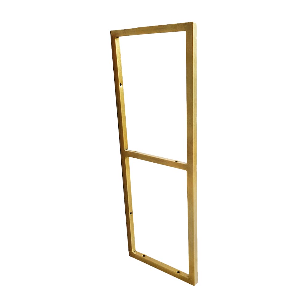Suporte estilo Industrial Duplo Teto/Parede Prateleira 20cm Dourado