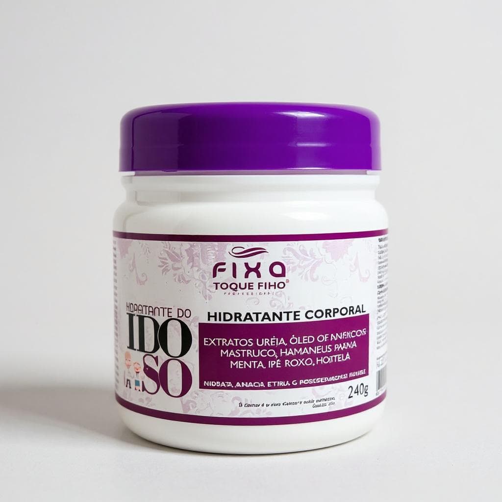 Hidratante Corporal do Idoso 240gr – Hidratação e Proteção para Peles Secas e Sensíveis O MAIS VENDIDO