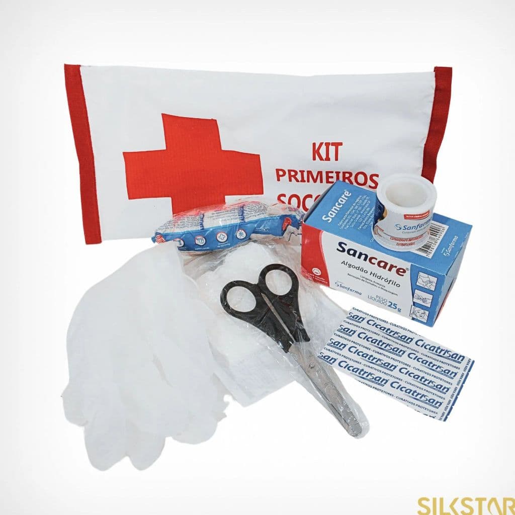 Kit Primeiros Socorros Ideal Para Leves Acidentes Dia A Dia