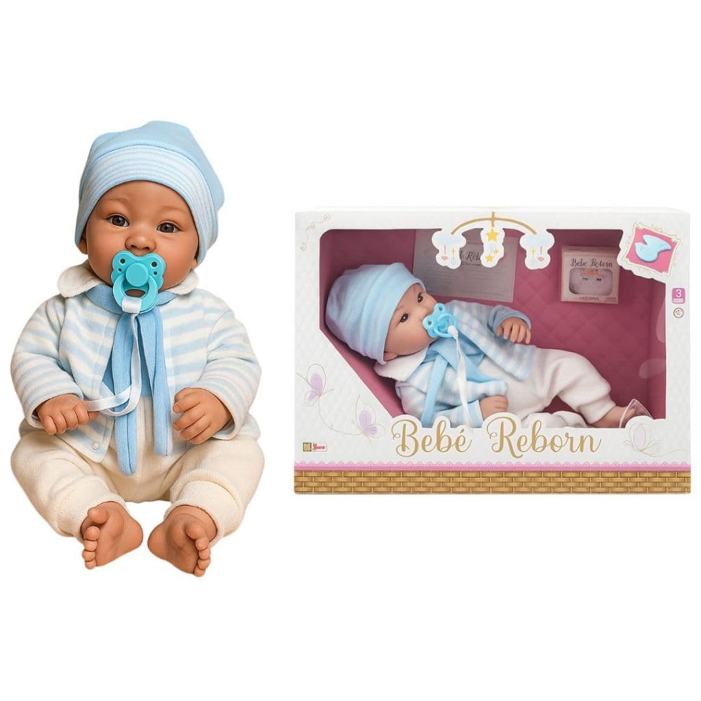 Brinquedo Bebê Reborn Recém Nascido Realista Infantil Menina Chupeta Fralda Presente Boneca