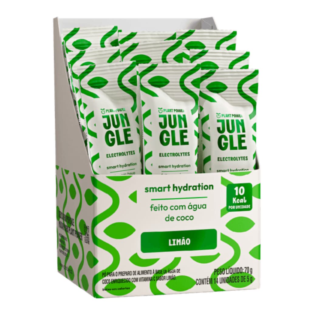Jungle Eletrolytes Stick Plant Power Limão 14 unidades 5g