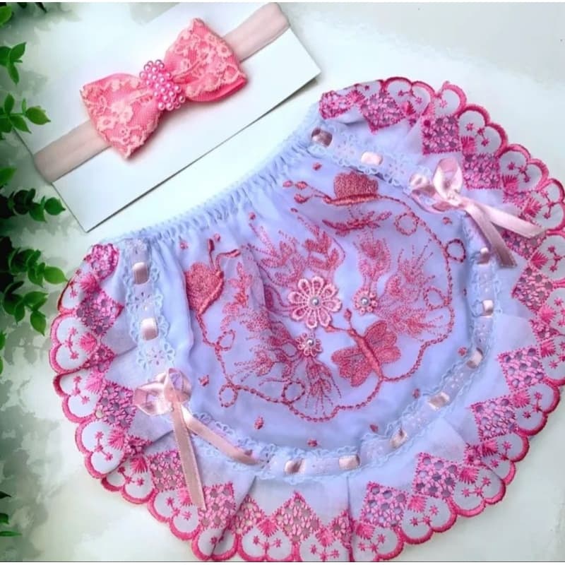 calcinha bunda rica, bordada infantil/ bebê/calcinha infantil/tapa fralda/bunda rica