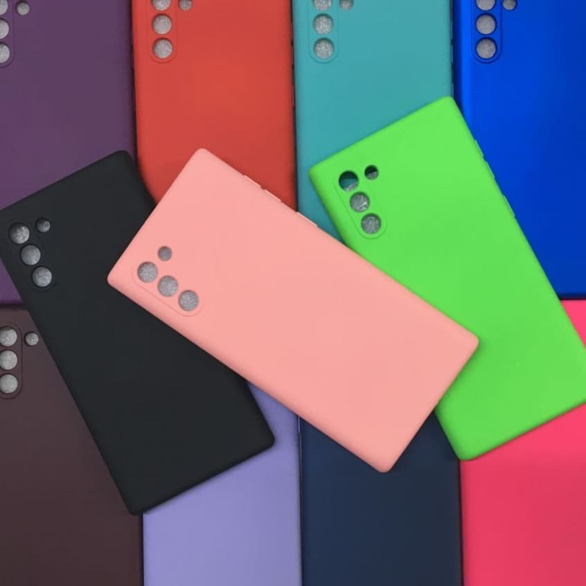 Capa Capinha Para -SAMSUNG NOTE 10  - Samsung Silicone Aveludado  POR DENTRO