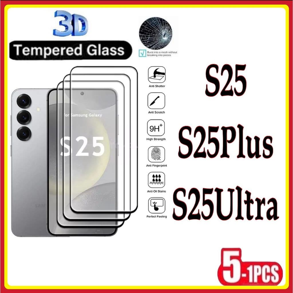 Película de Vidro Temperado 3D Samsung S25 S25PLUS S25ULTRA