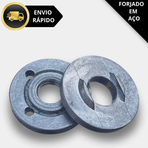 Adaptador Porca Flange para Esmerilhadeira Disco 22mm Universal Reforçado