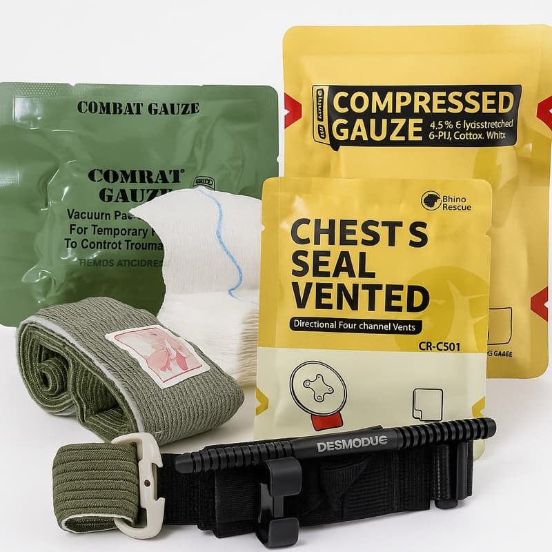 Kit APH Tático Completo Rhino Rescue. Primeiros socorros, APH essencial.