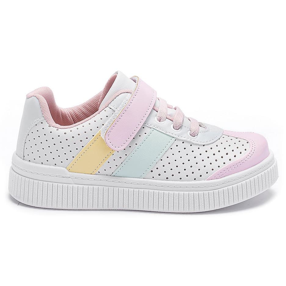 Tenis Infantil Menina Tininha Feminino Colorido Moda Escolar Confortavel