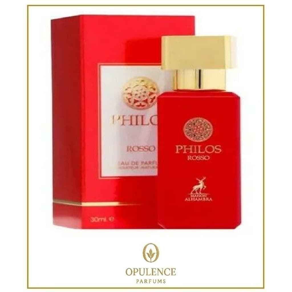 Perfume Philos Rosso Maison Alhambra Miniatura 30ml | Perfume Feminino Árabe Original Importado