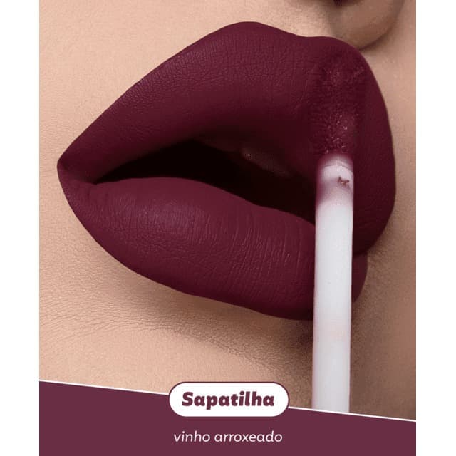 Batom Liquido Dailus Matte Ultra-hidratante 12h Sapatilha