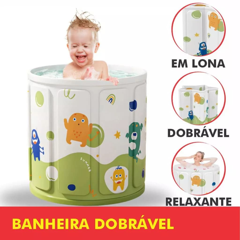 Banheira de PVC para Crianças Banheira Dobrável para Casa Banho de Bebê Piscina ao Ar Livre  Atacado