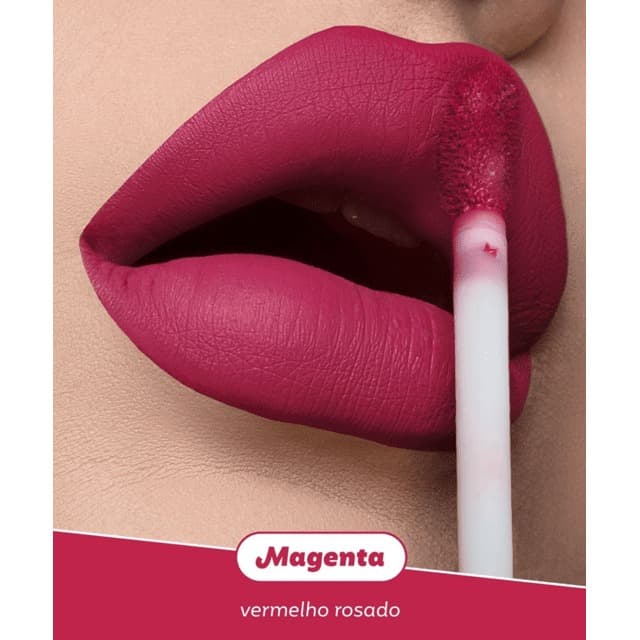 Batom Líquido Dailus Matte Ultra-Hidratante 12h – Magenta