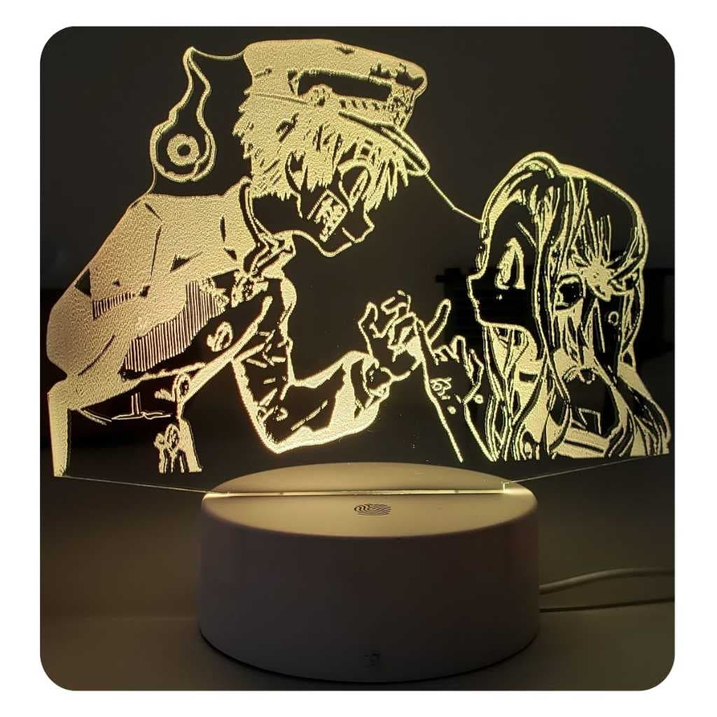 Luminária De Led Usb 16 cores Hanako Kun  Abajur  Decoração Geek