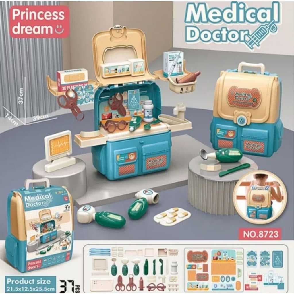 Brinquedo Mochila Maleta Educativa 4 em 1 - Kit de Brinquedos Interativos para Crianças