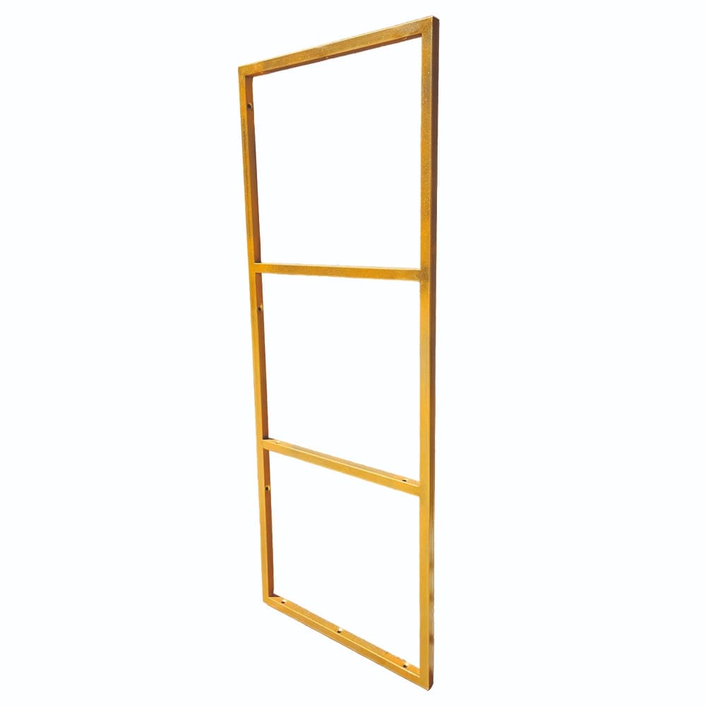 Suporte Estilo Industrial Triplo Teto/Parede Prateleira 30cm Dourado - 01 unid.